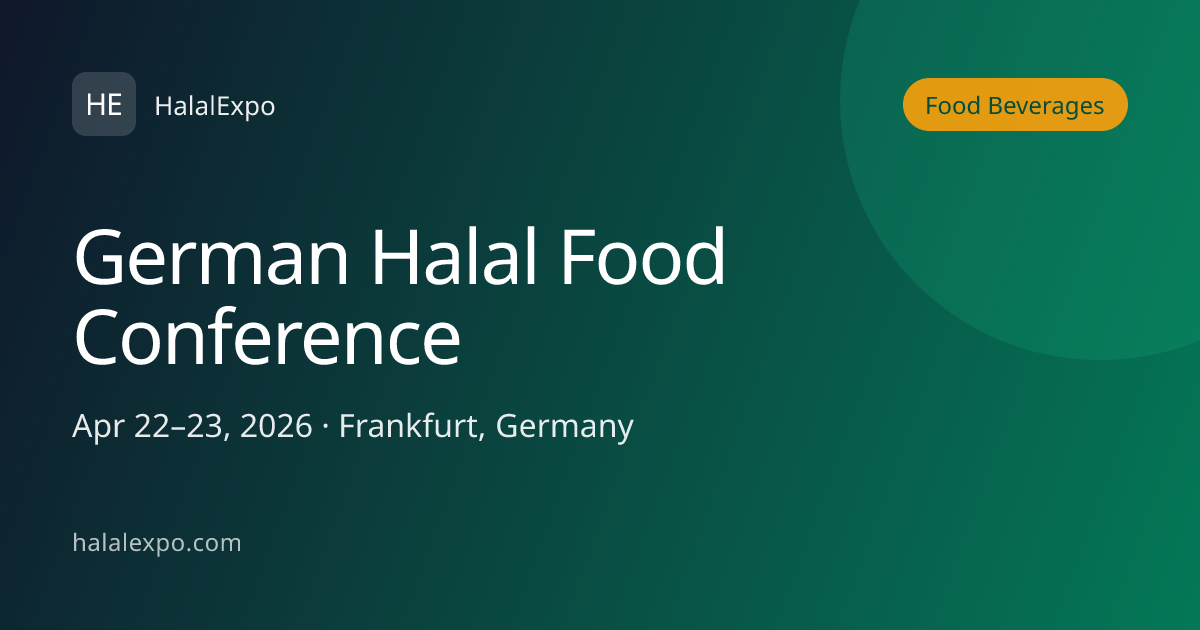 German Halal Food Conference