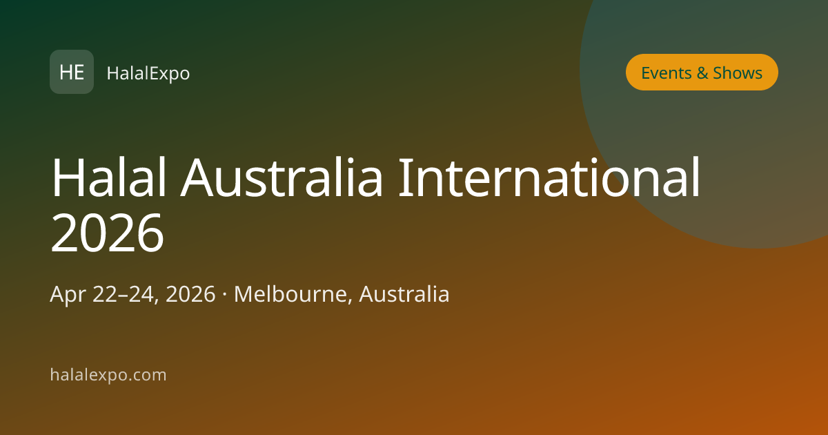 Halal Australia International 2026