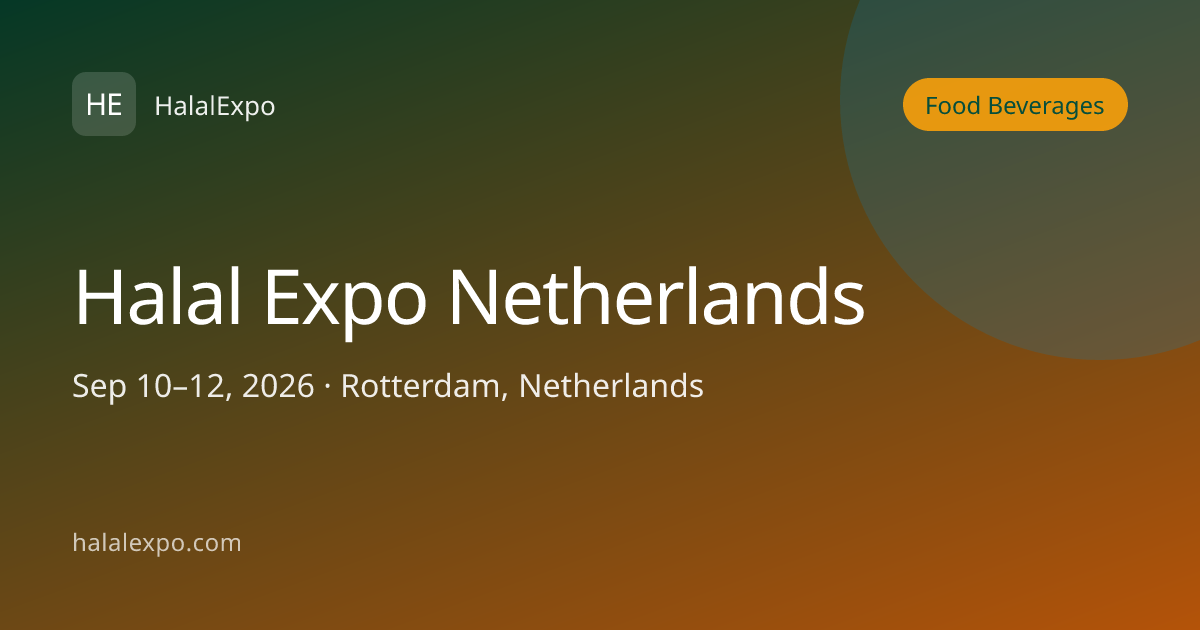 Halal Expo Netherlands