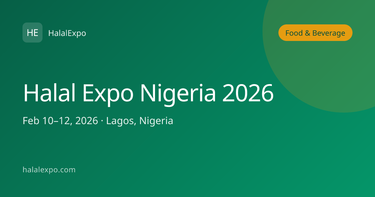 Halal Expo Nigeria 2026