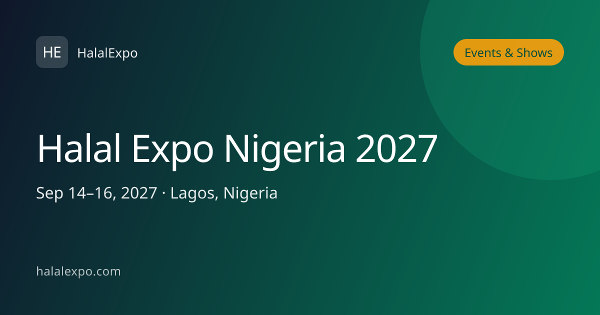 Halal Expo Nigeria 2027
