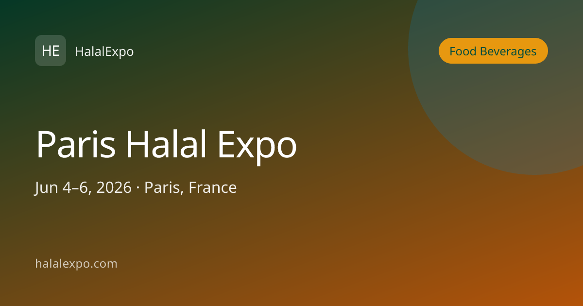 Paris Halal Expo