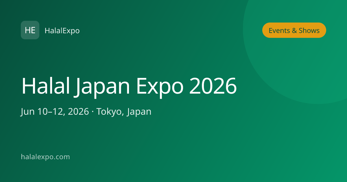 Halal Japan Expo 2026