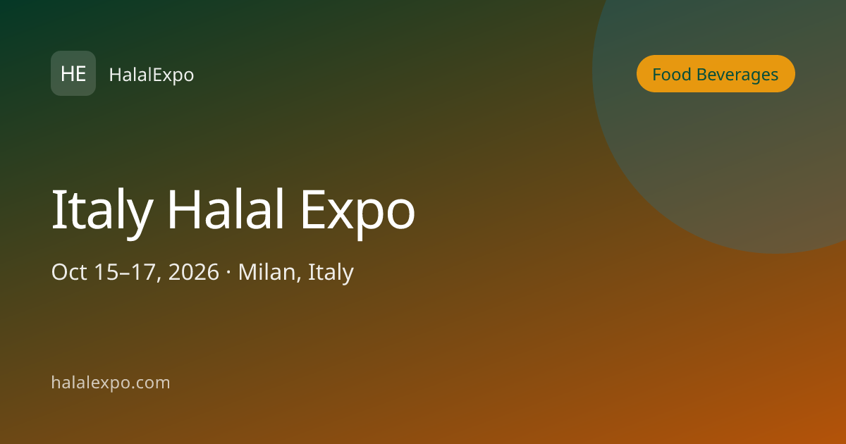 Italy Halal Expo