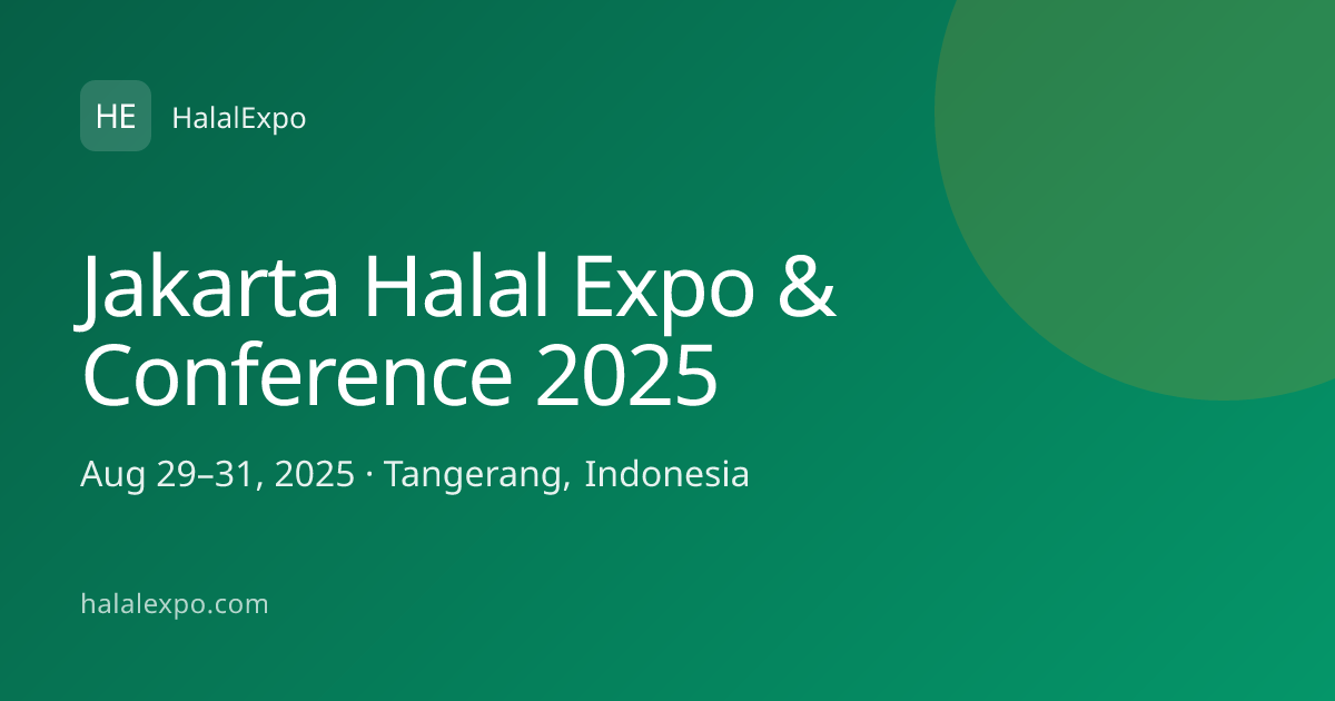 Jakarta Halal Expo & Conference 2025