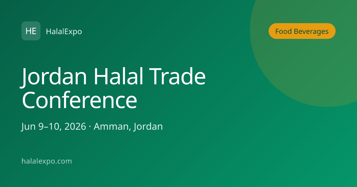 Jordan Halal Trade Conference