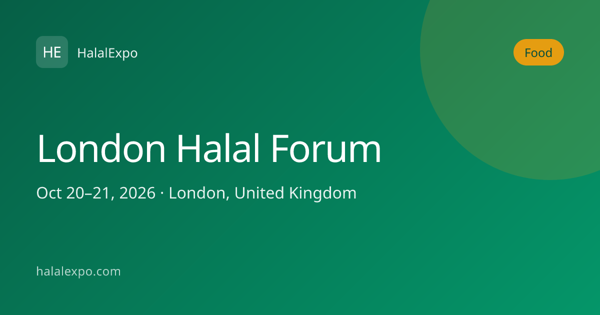 London Halal Forum