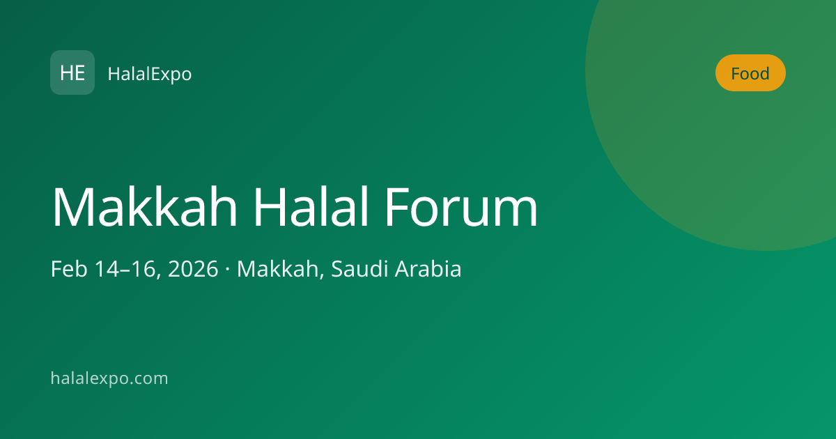 Makkah Halal Forum
