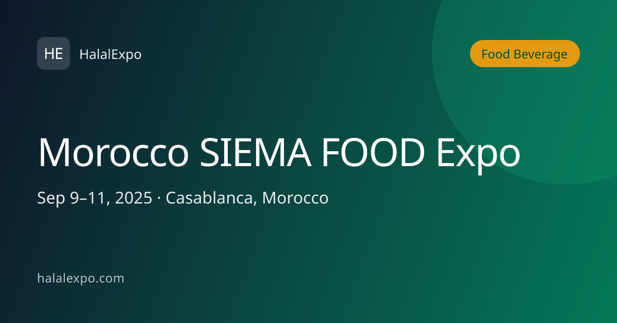 Morocco SIEMA FOOD Expo
